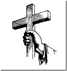 cross in hand